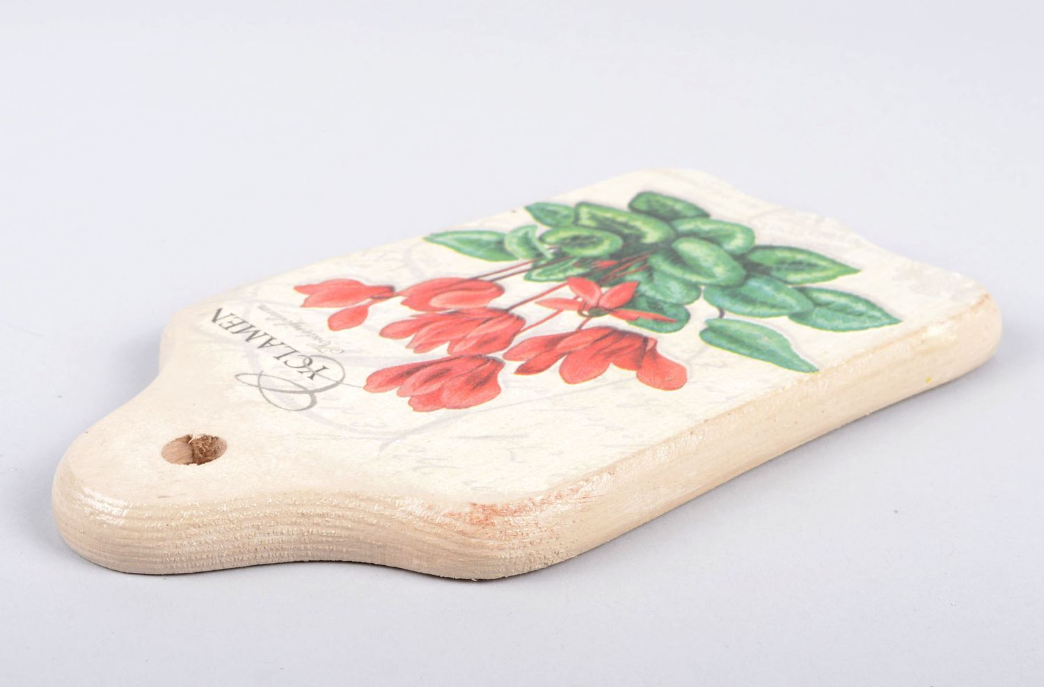 Tabla de cocina hecha a mano de madera diseño de interior regalo para mujer foto 3