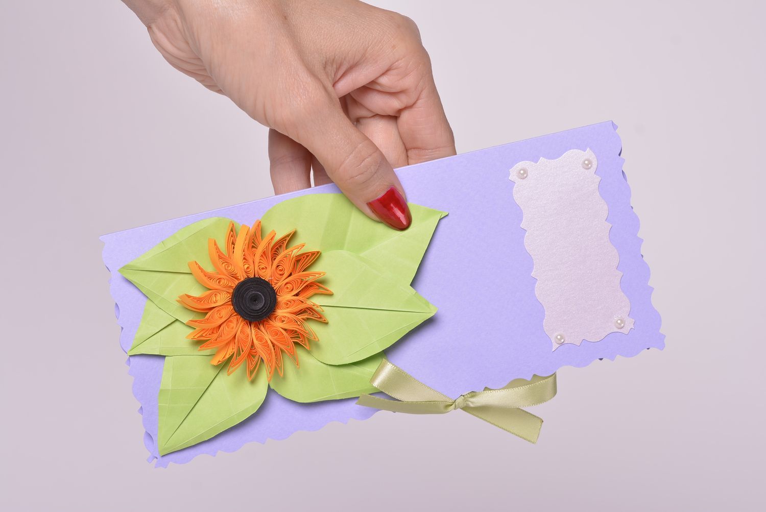 Handmade greeting card designer card for women gift ideas unusual gift photo 5
