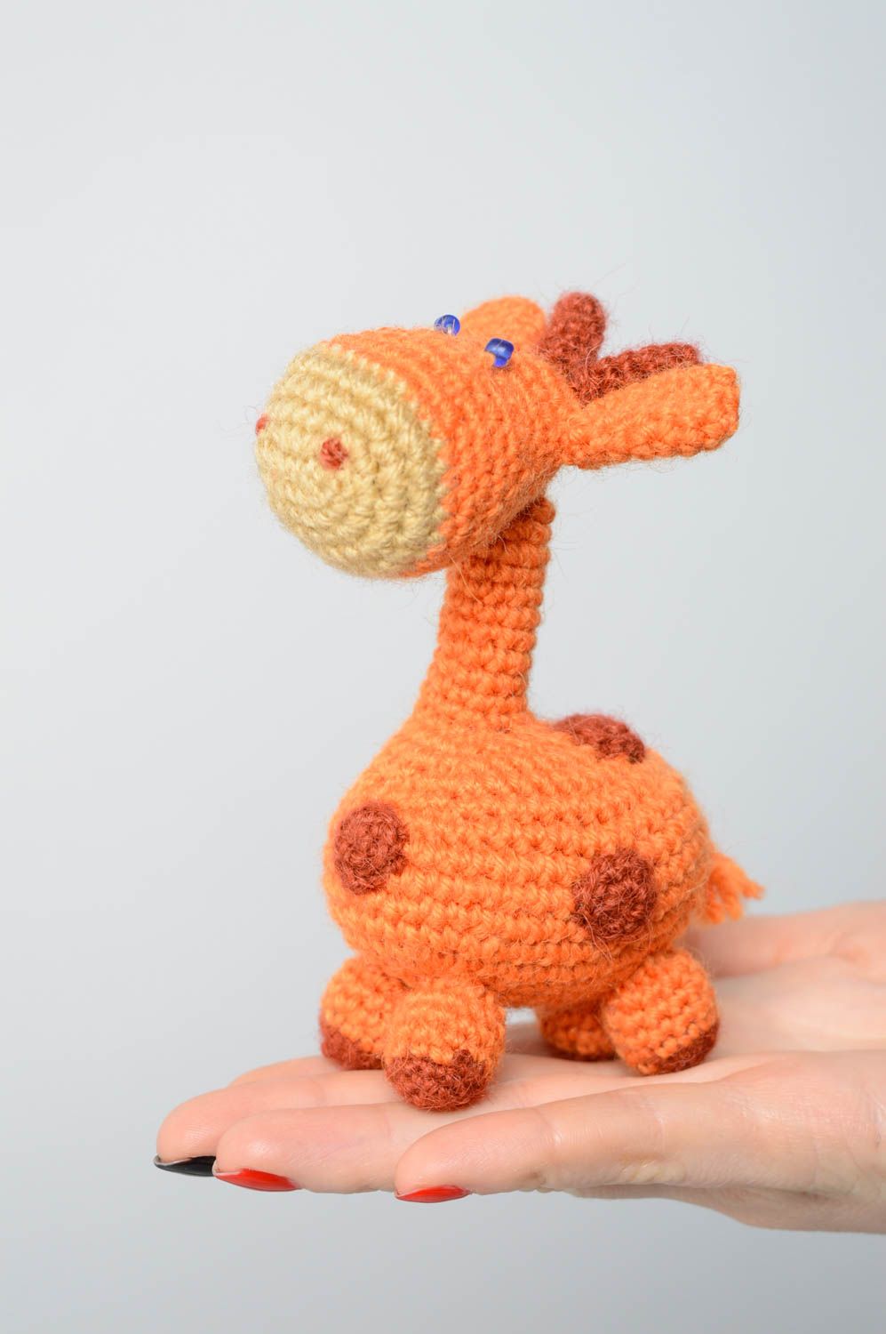 Handmade crochet toy Giraffe photo 4