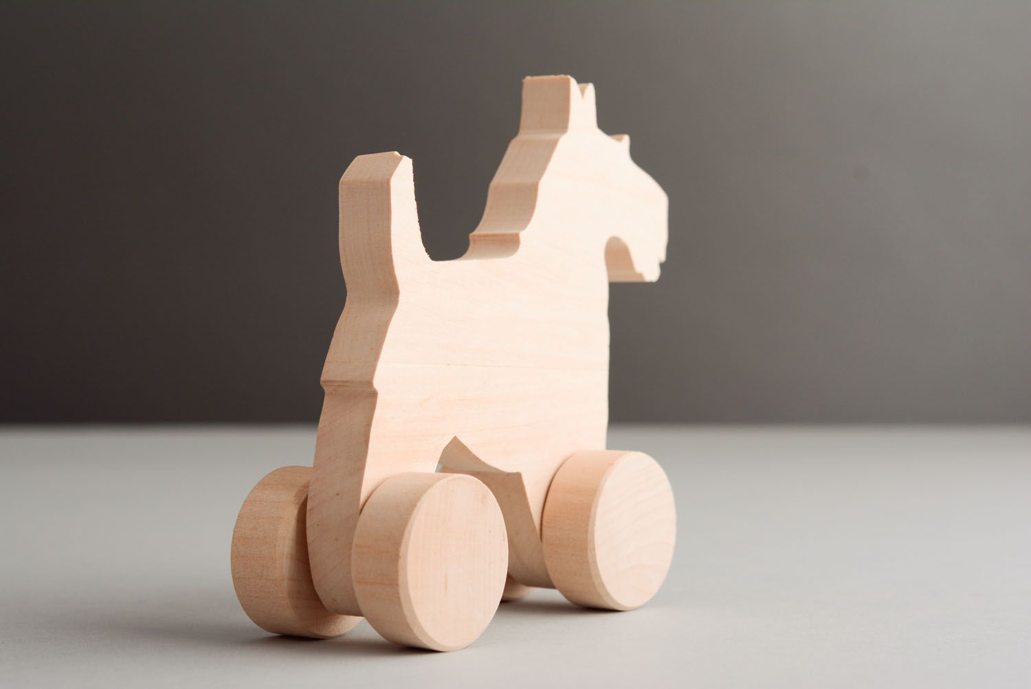 Деревянная игрушка на колесиках Собачка фото 4