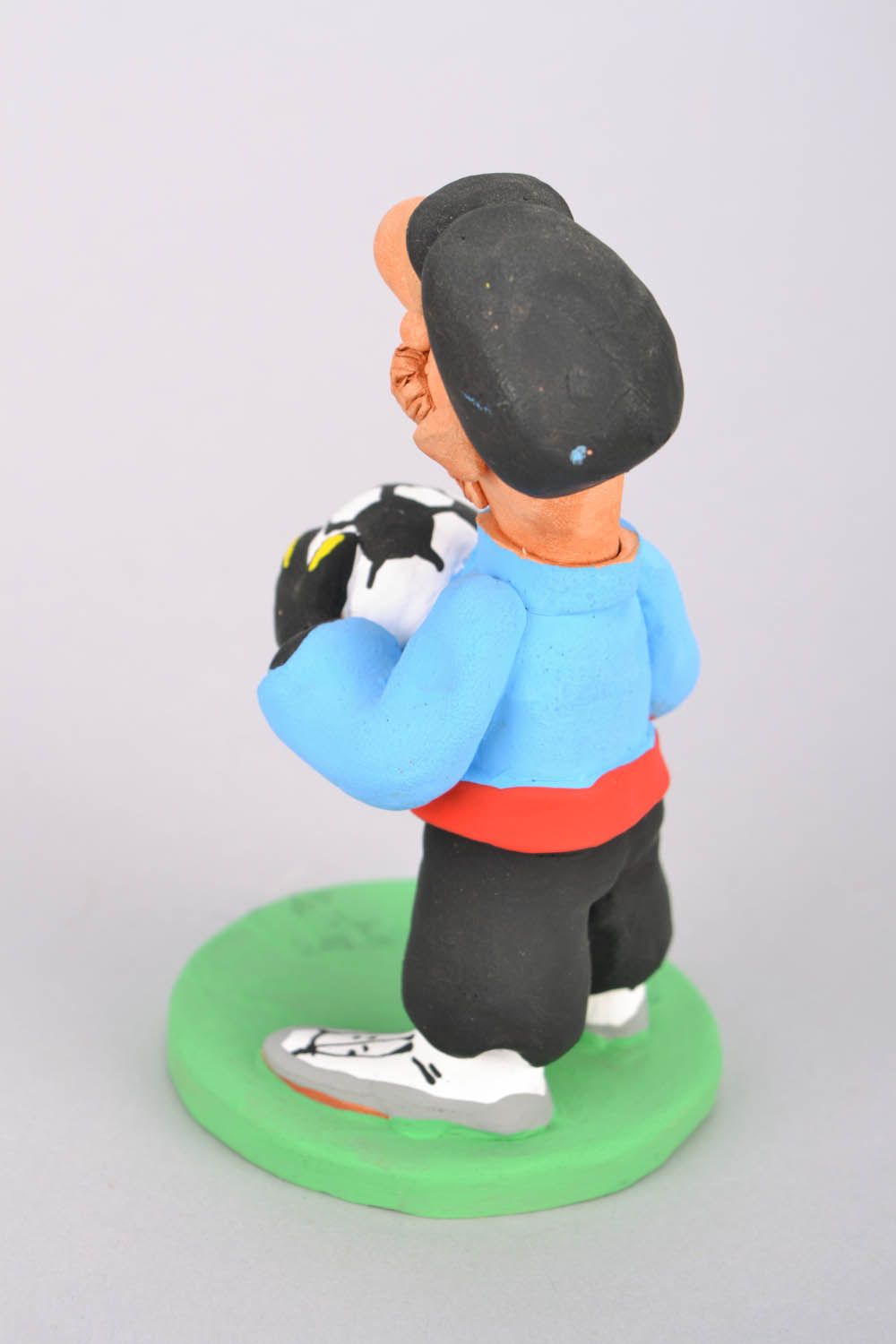 Homemade ceramic statuette Goalkeeper photo 5