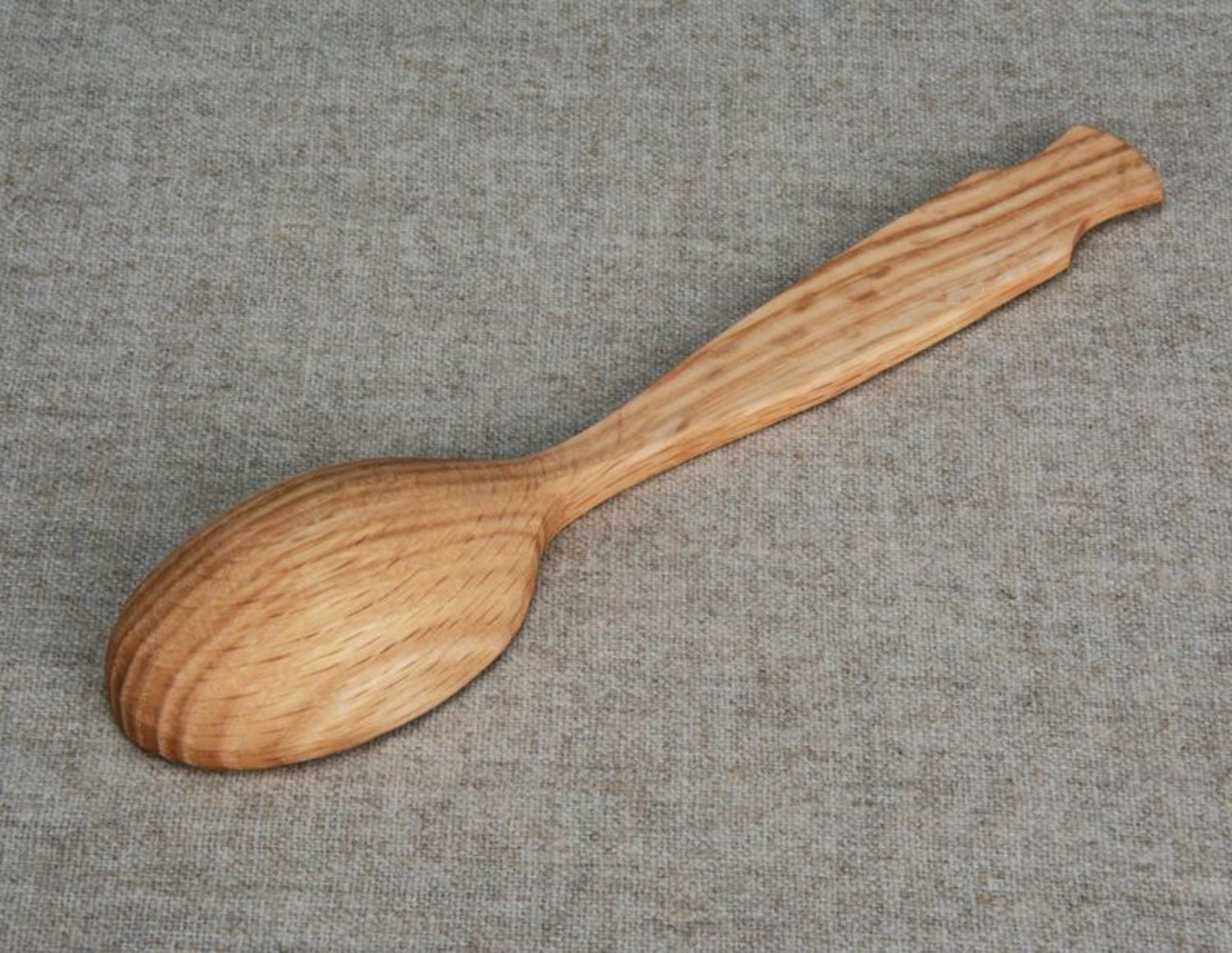 Handmade wooden spoon eco friendly tableware large wooden spoon kitchen decor photo 3