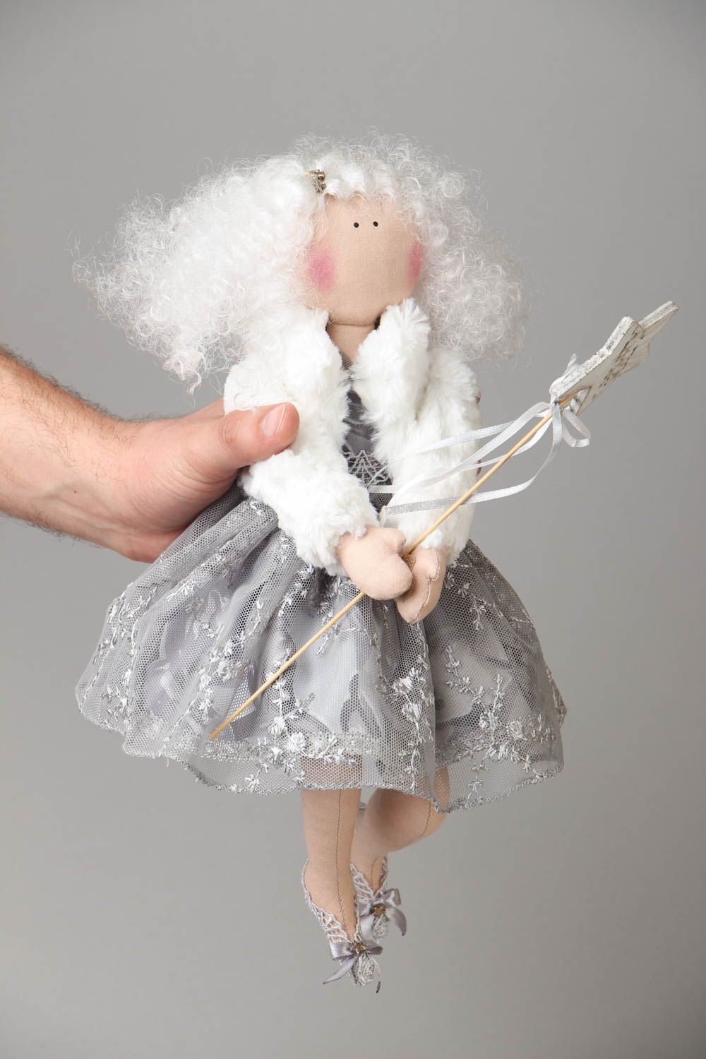 Designer soft doll The Snow Queen photo 4