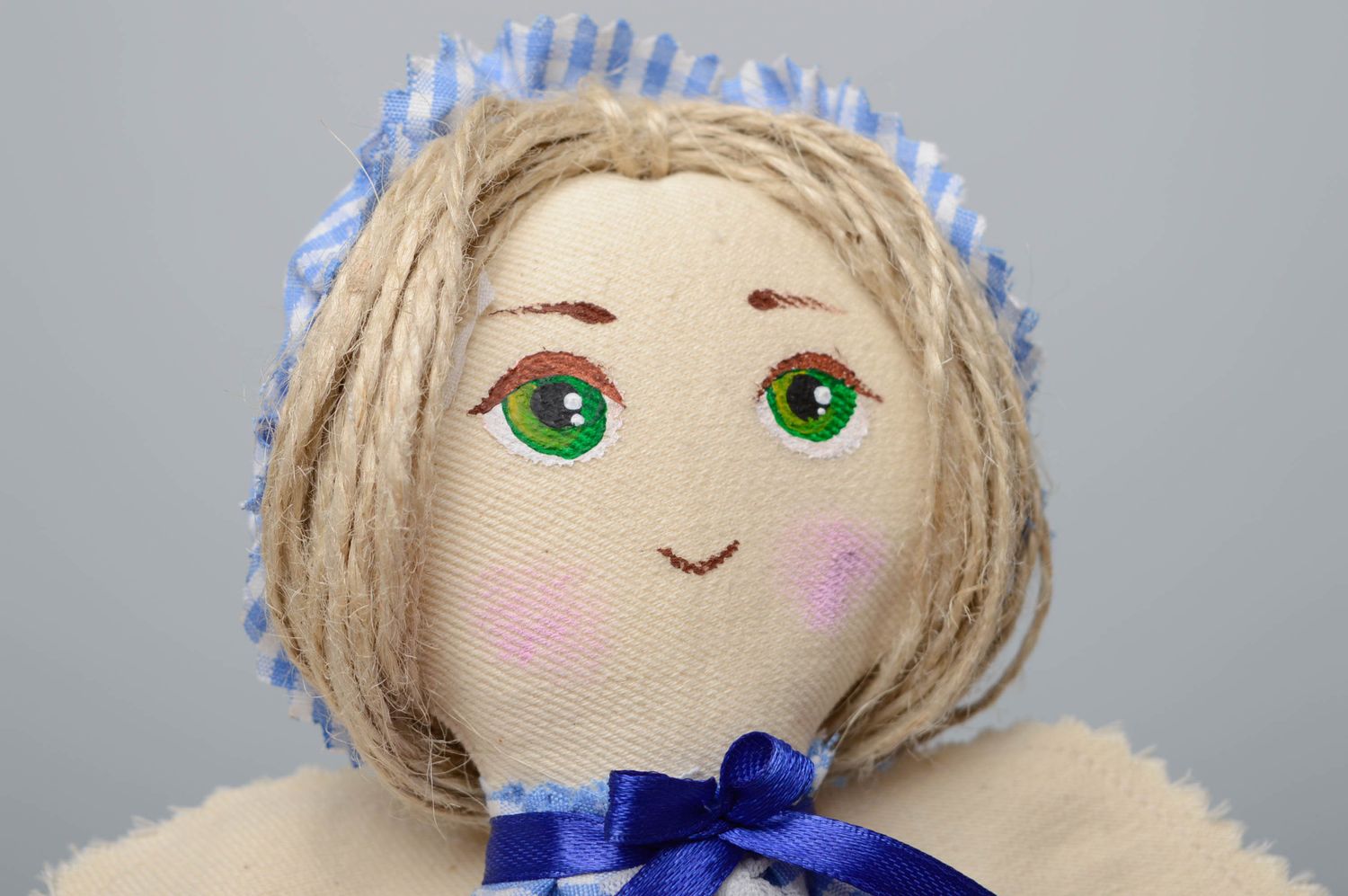 Handmade soft doll with eyelet Angel photo 2