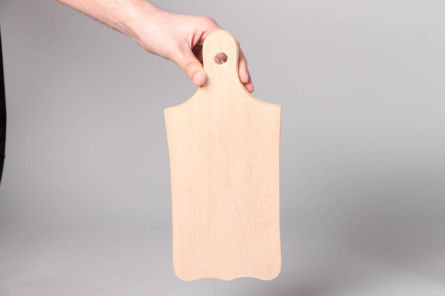 Wooden blank chopping board for creative work photo 3