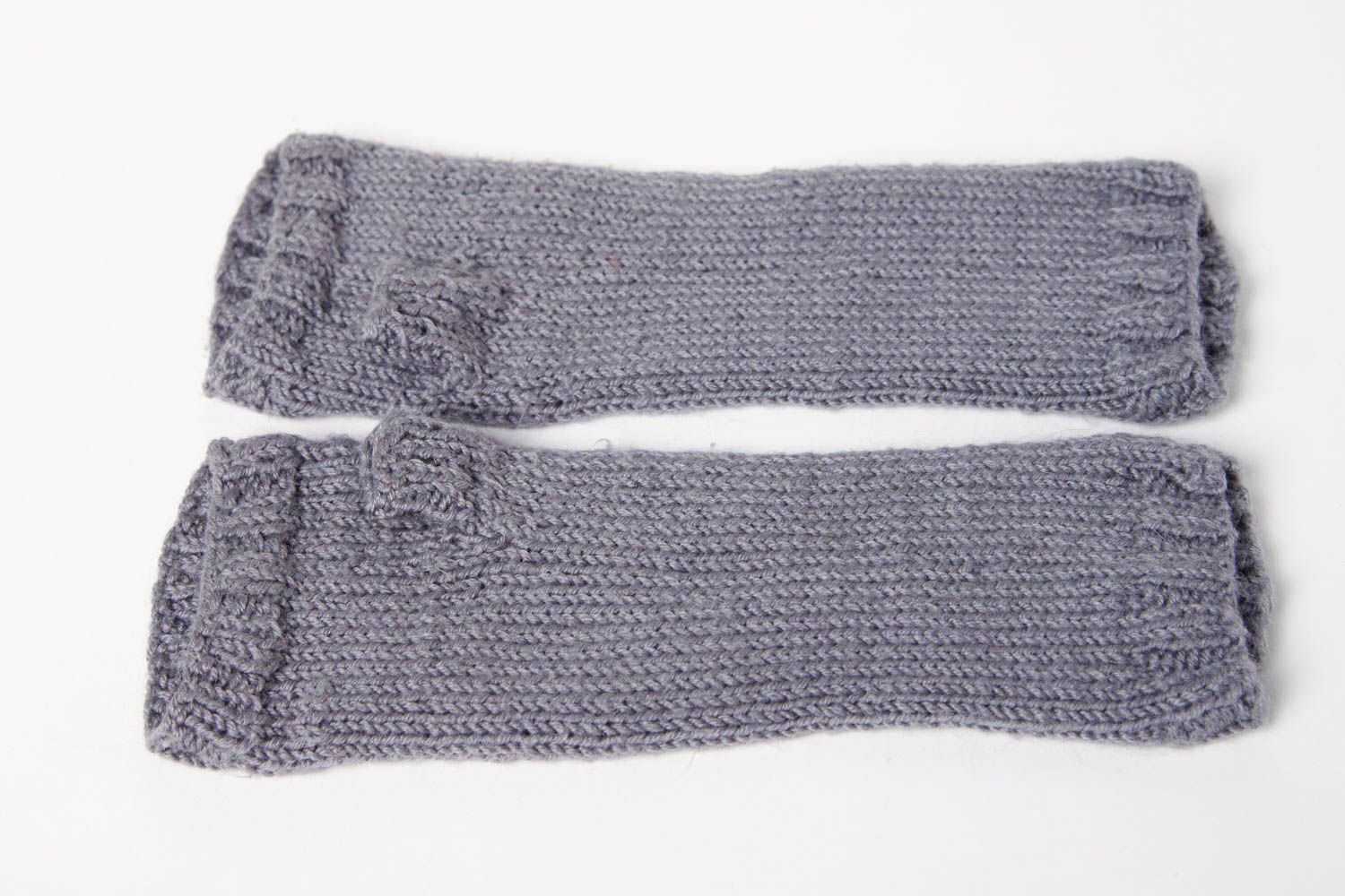 Handmade knitted mittens winter mittens winter accessories designer mittens photo 9