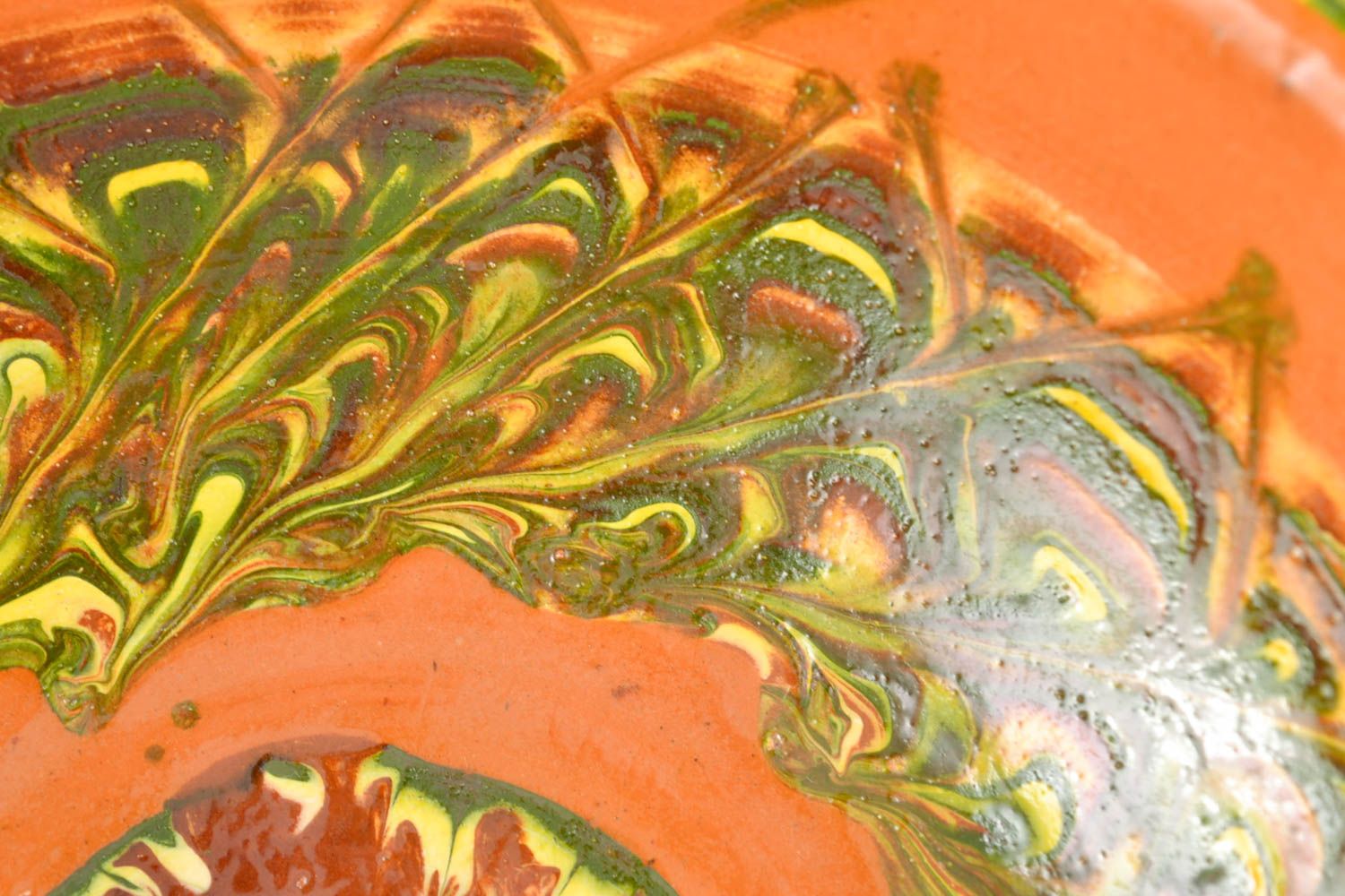 Ceramic bowl with painting photo 2
