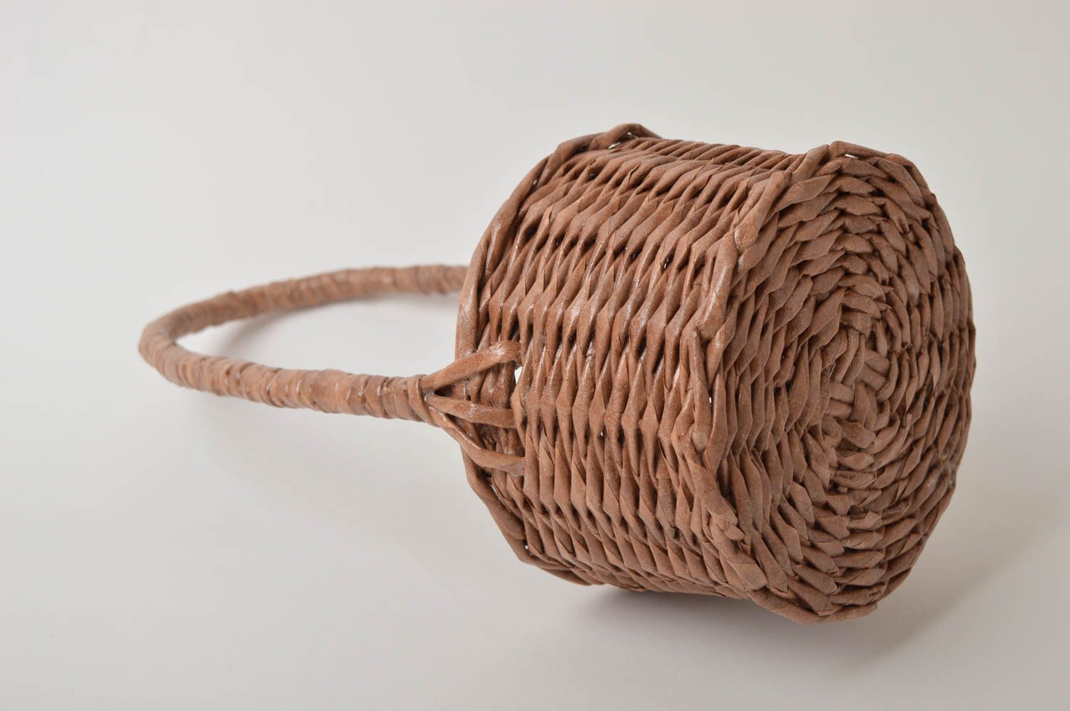 Homemade home decor Easter basket paper basket flower composition souvenir ideas photo 4