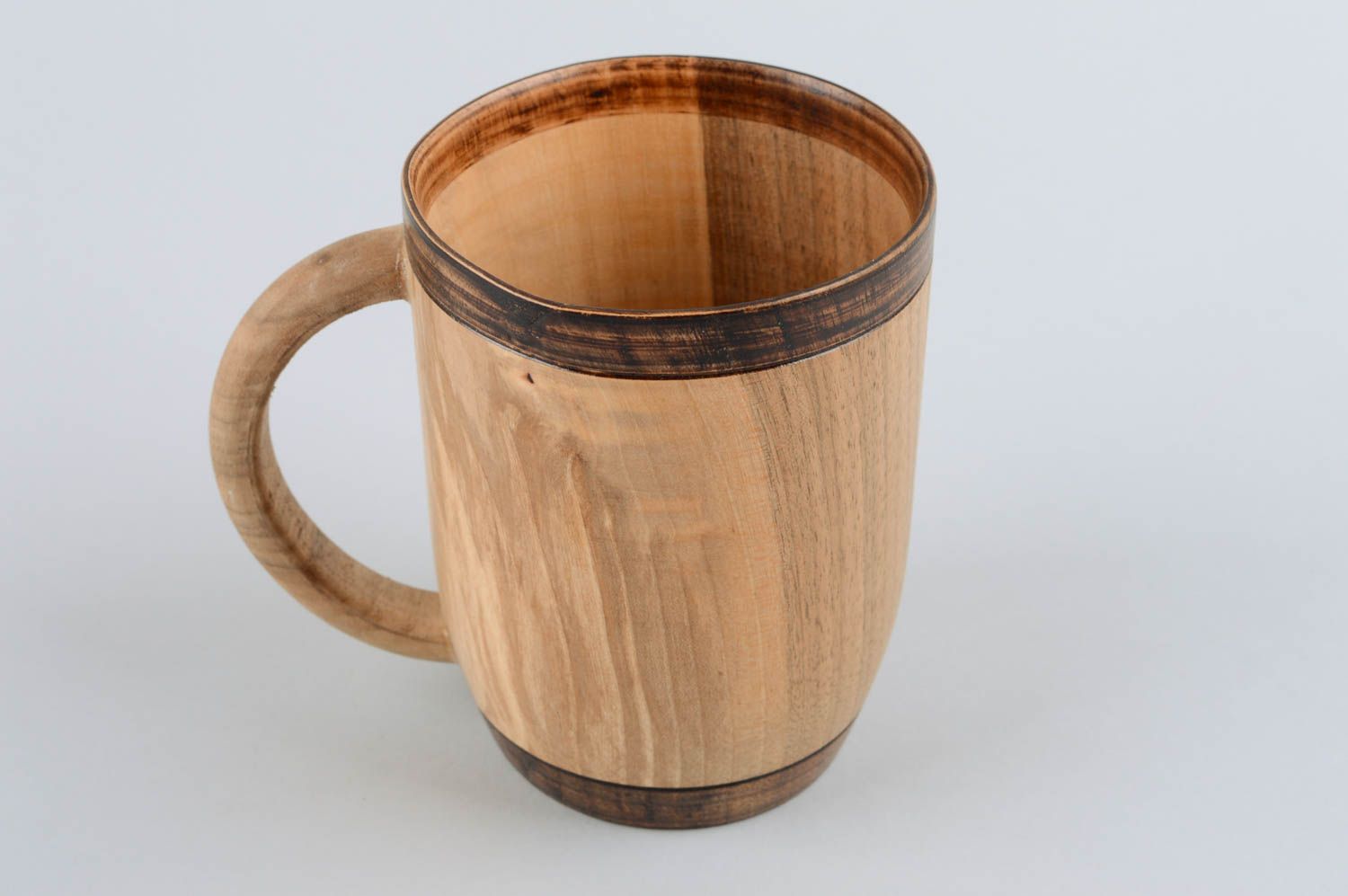 Handmade beer mug home decor wooden kitchenware of 500 ml kitchen decor  photo 2