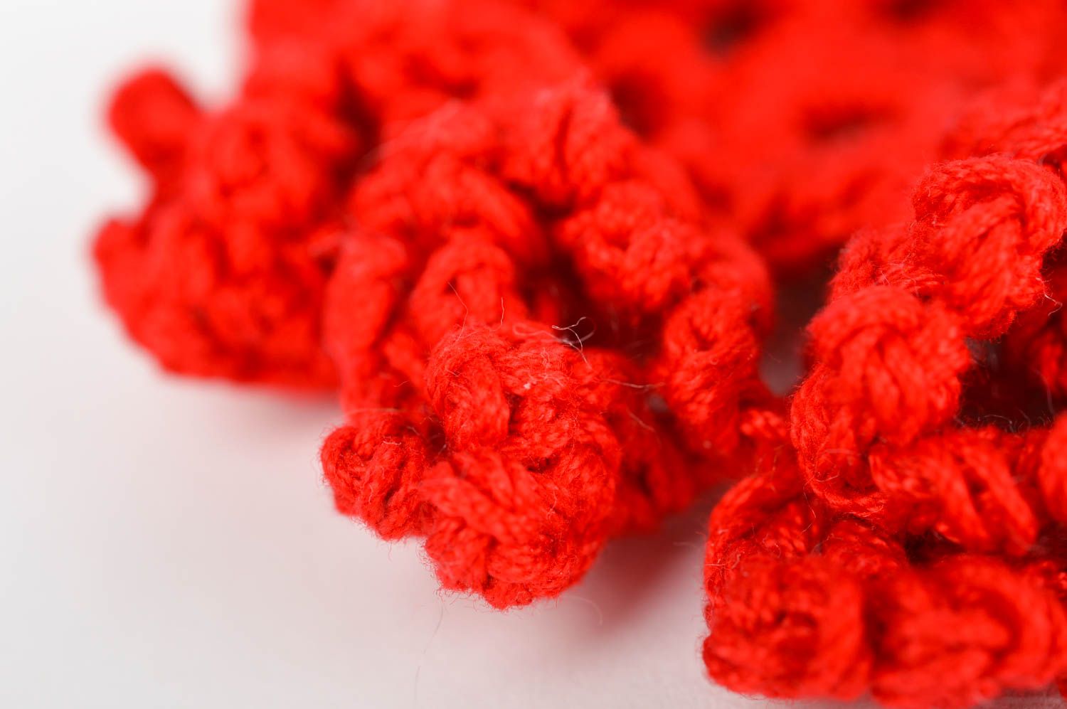 Handmade crocheted barrette children hair accessories flower hair clips photo 4