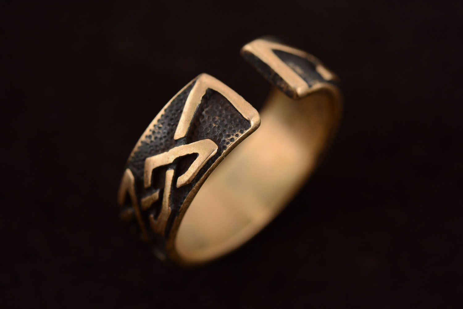 Кольцо из бронзы кельтское фото 5