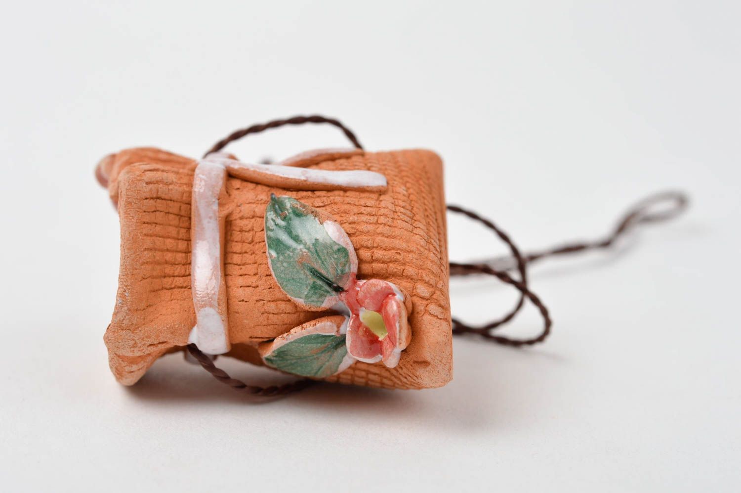 Figura artesanal con forma de saco souvenir original elemento decorativo  foto 4