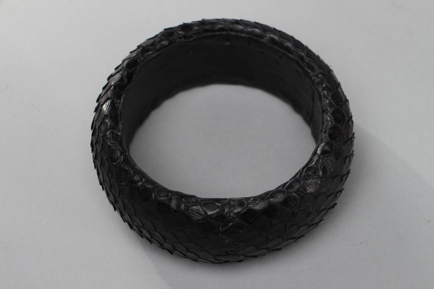 Python leather bracelet photo 2