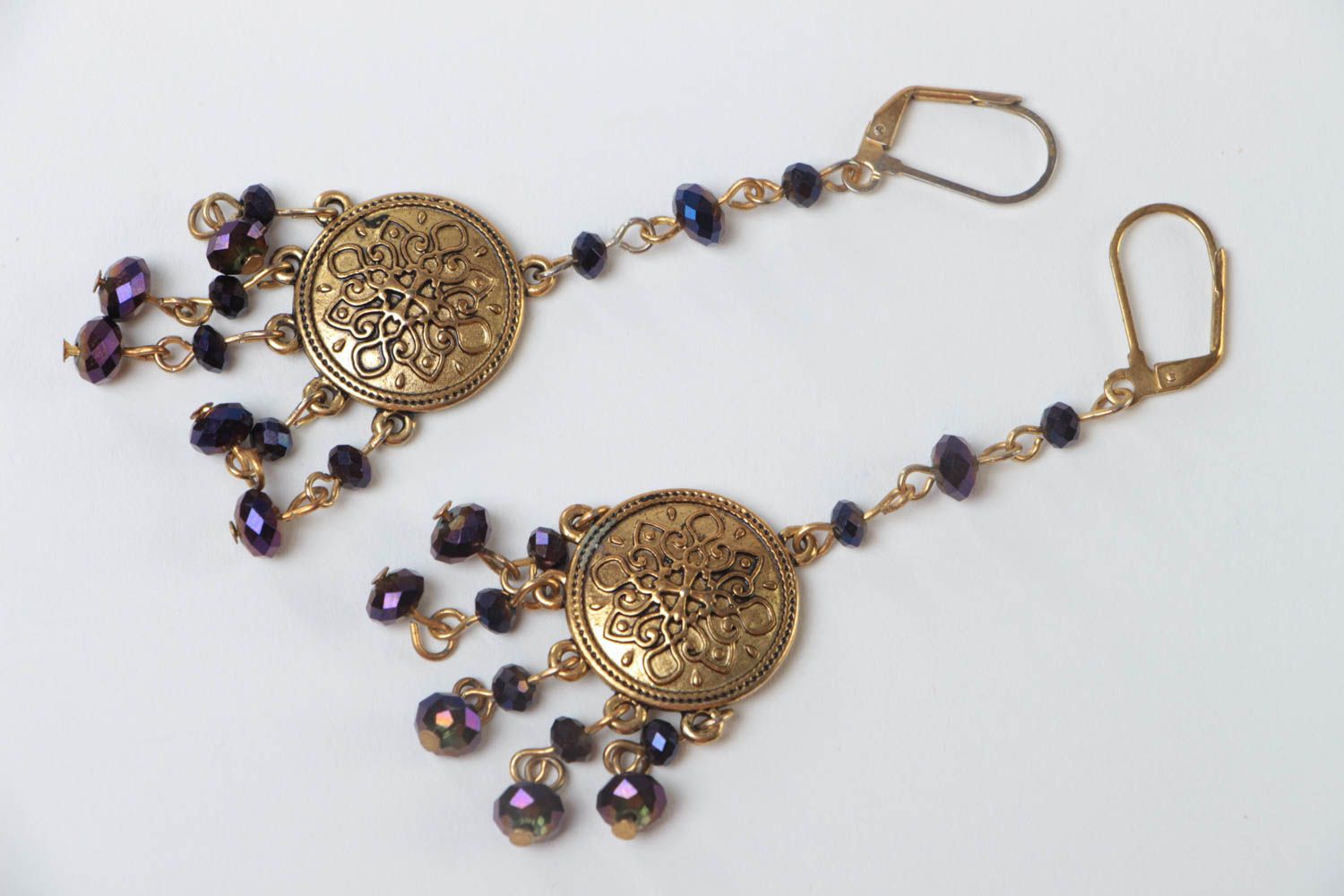 Schöne Schmuck Ohrringe handmade Juwelier Modeschmuck Geschenk für Frauen  foto 2