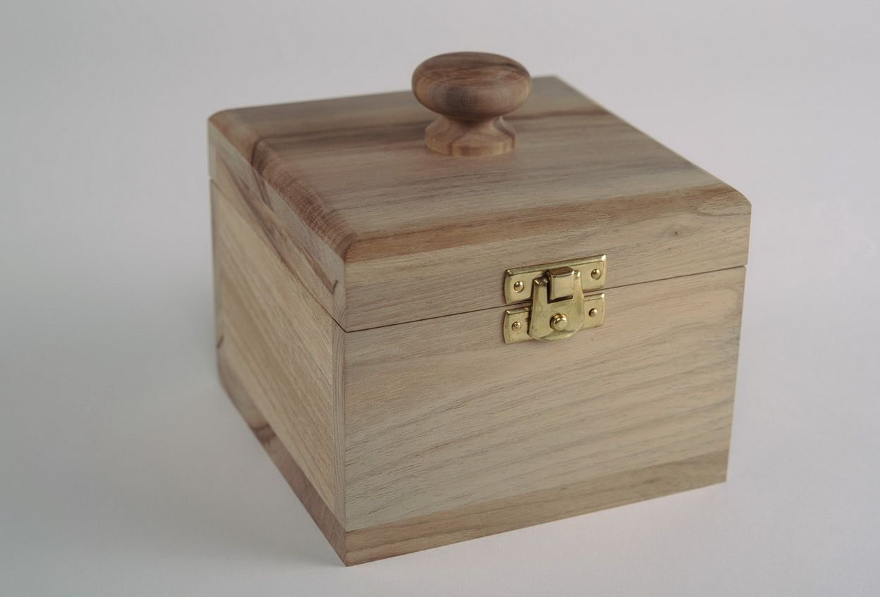 Caja de madera para decoupage foto 1