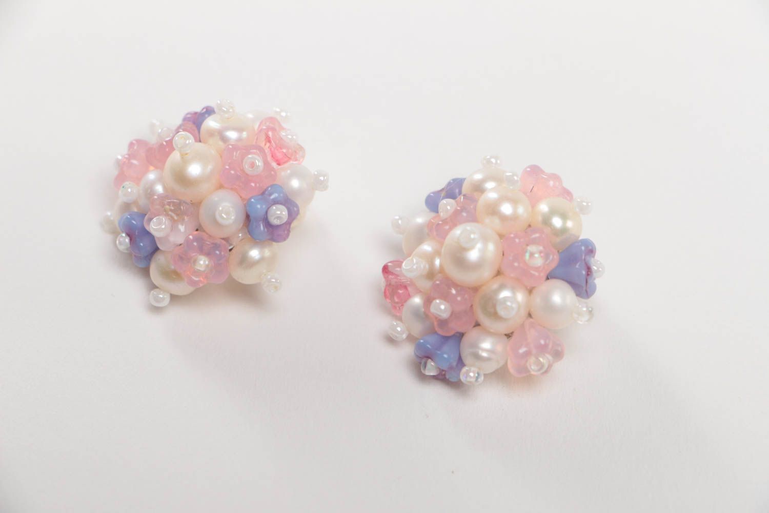 Handmade earrings designer earrings for girl unusual gift stone jewelry photo 2