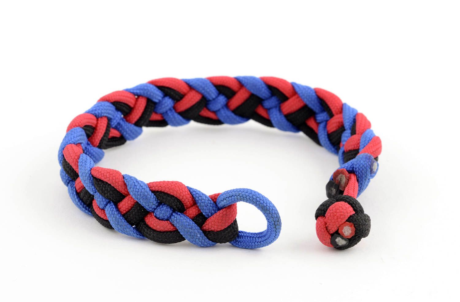 Handmade cord bracelet survival paracord bracelet hiking supplies cool gifts photo 8