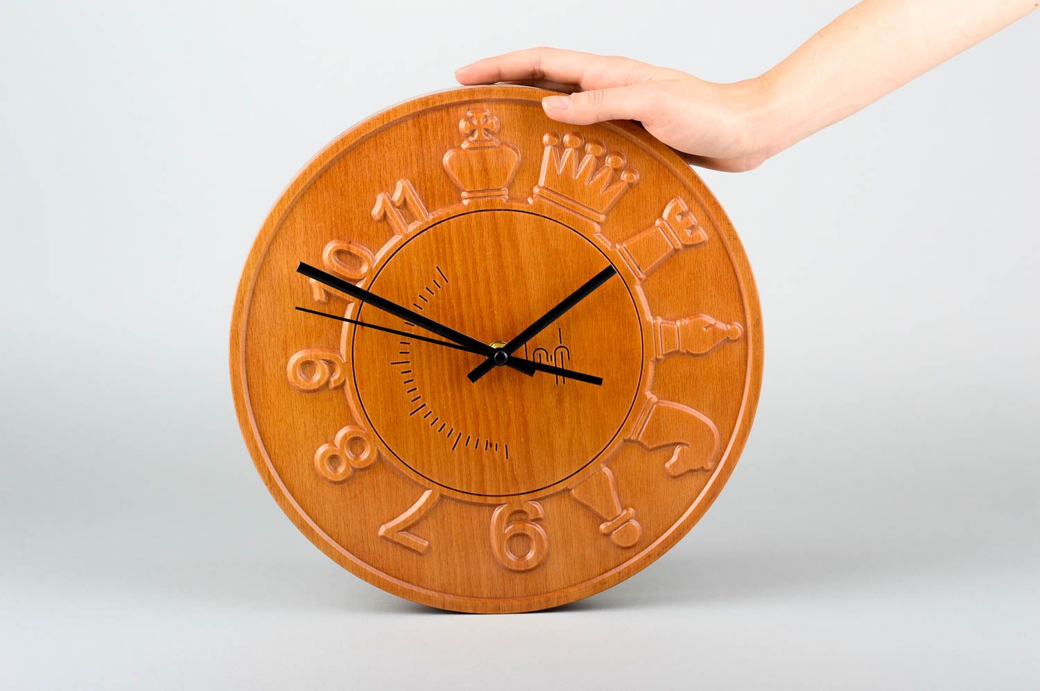 Reloj moderno de pared artesanal elemento decorativo para casa regalo original foto 2
