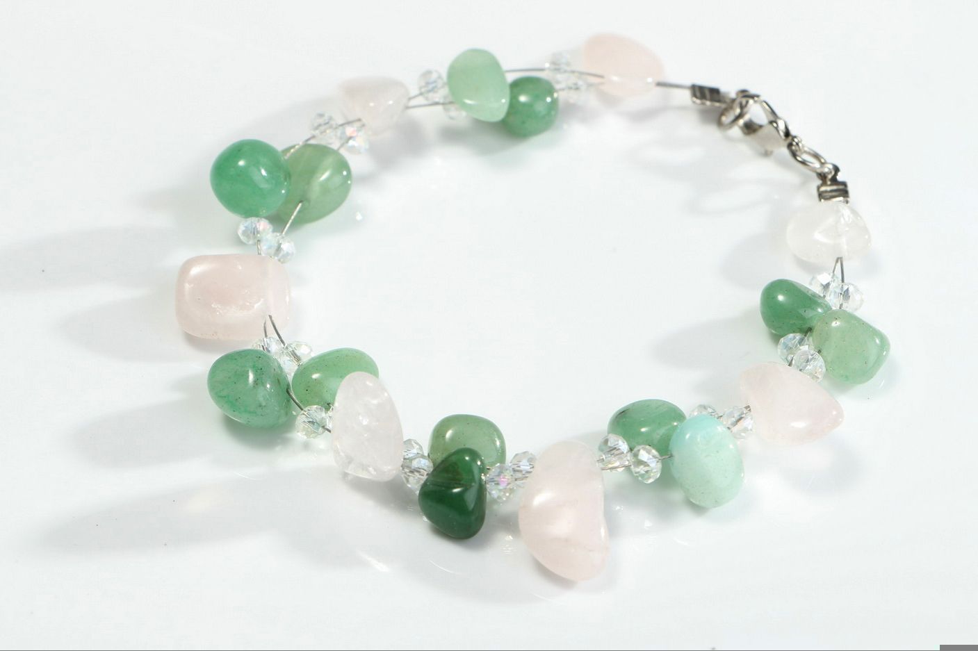 Homemade bracelet with natural stones photo 2