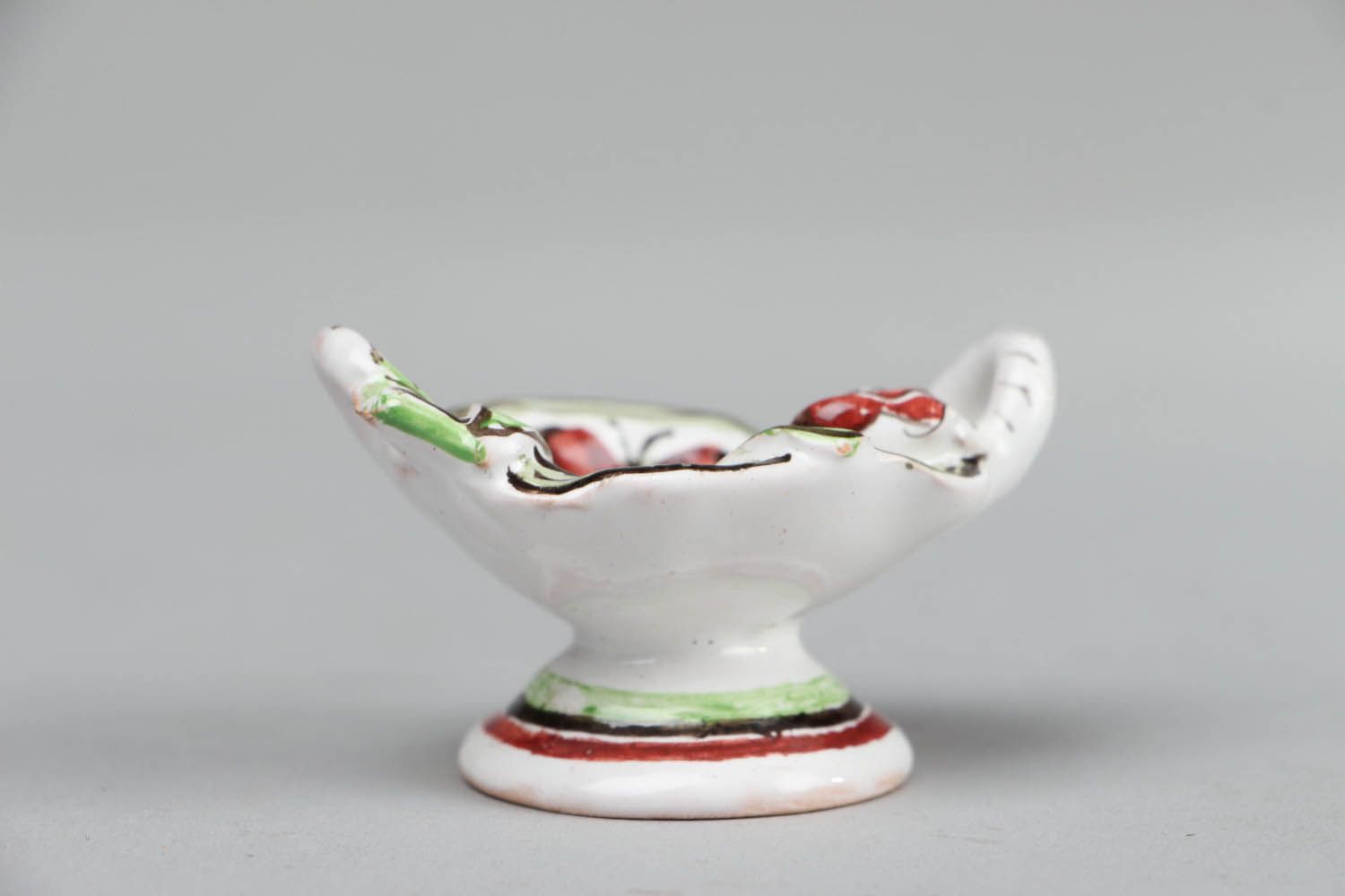 2 inches porcelain vase bowl creamer in white color 0,06 lb photo 1