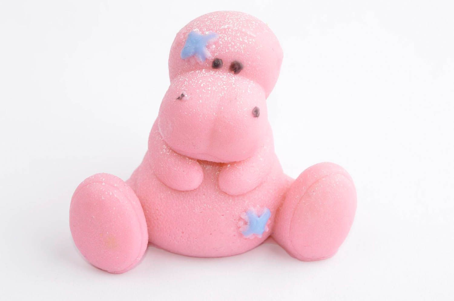 Jabón casero hecho a mano artículo de belleza regalo para niño Hipopótamo foto 2