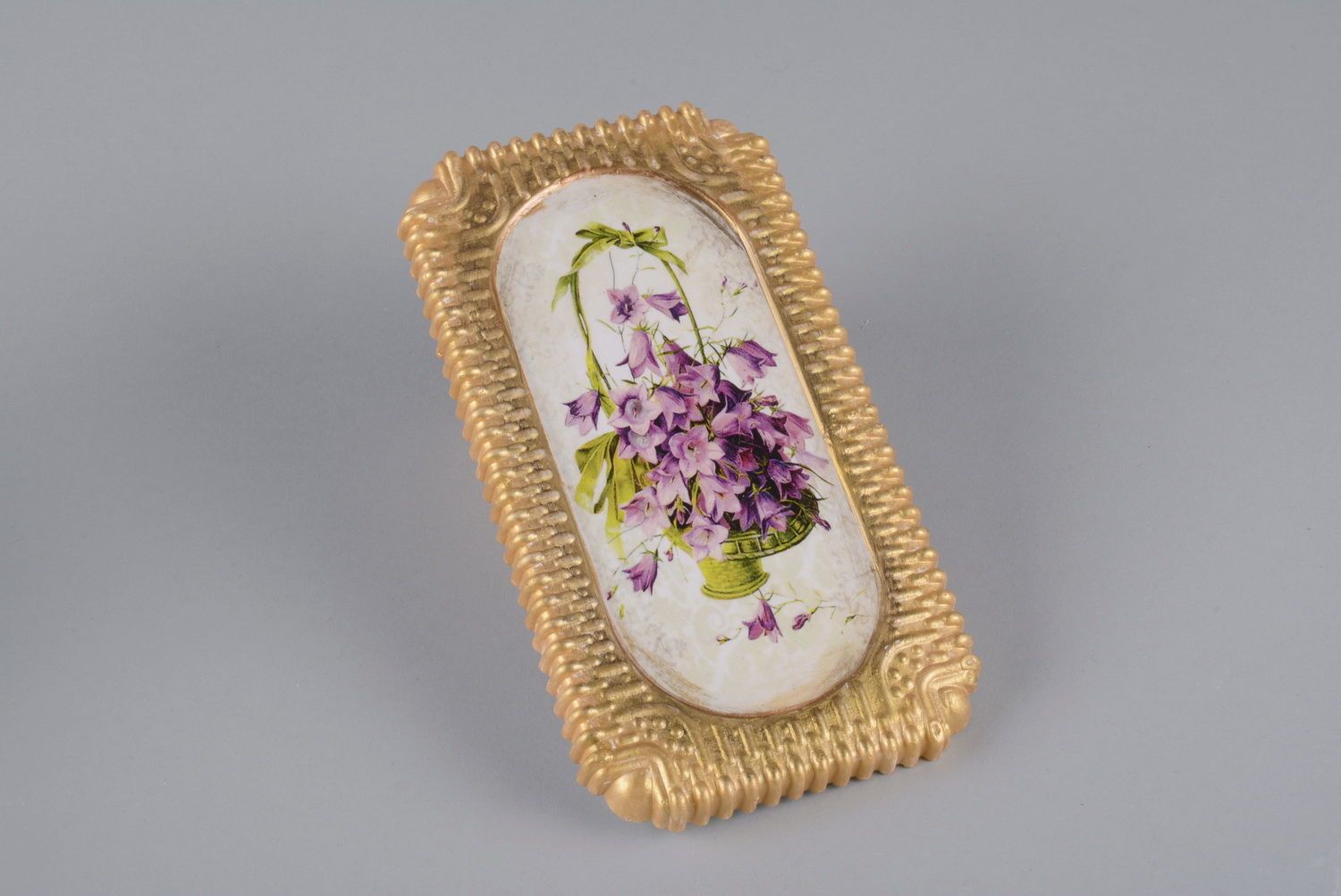 Tableau décoratif de plâtre Bouquet avec clochettes photo 3