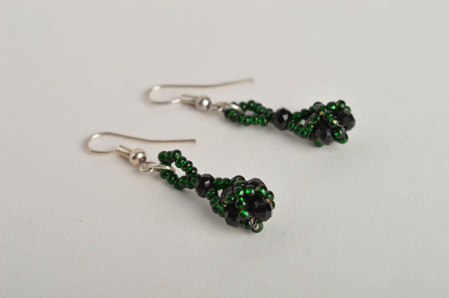 Cute handmade beaded earrings beautiful jewellery gifts for he fashion tips photo 2