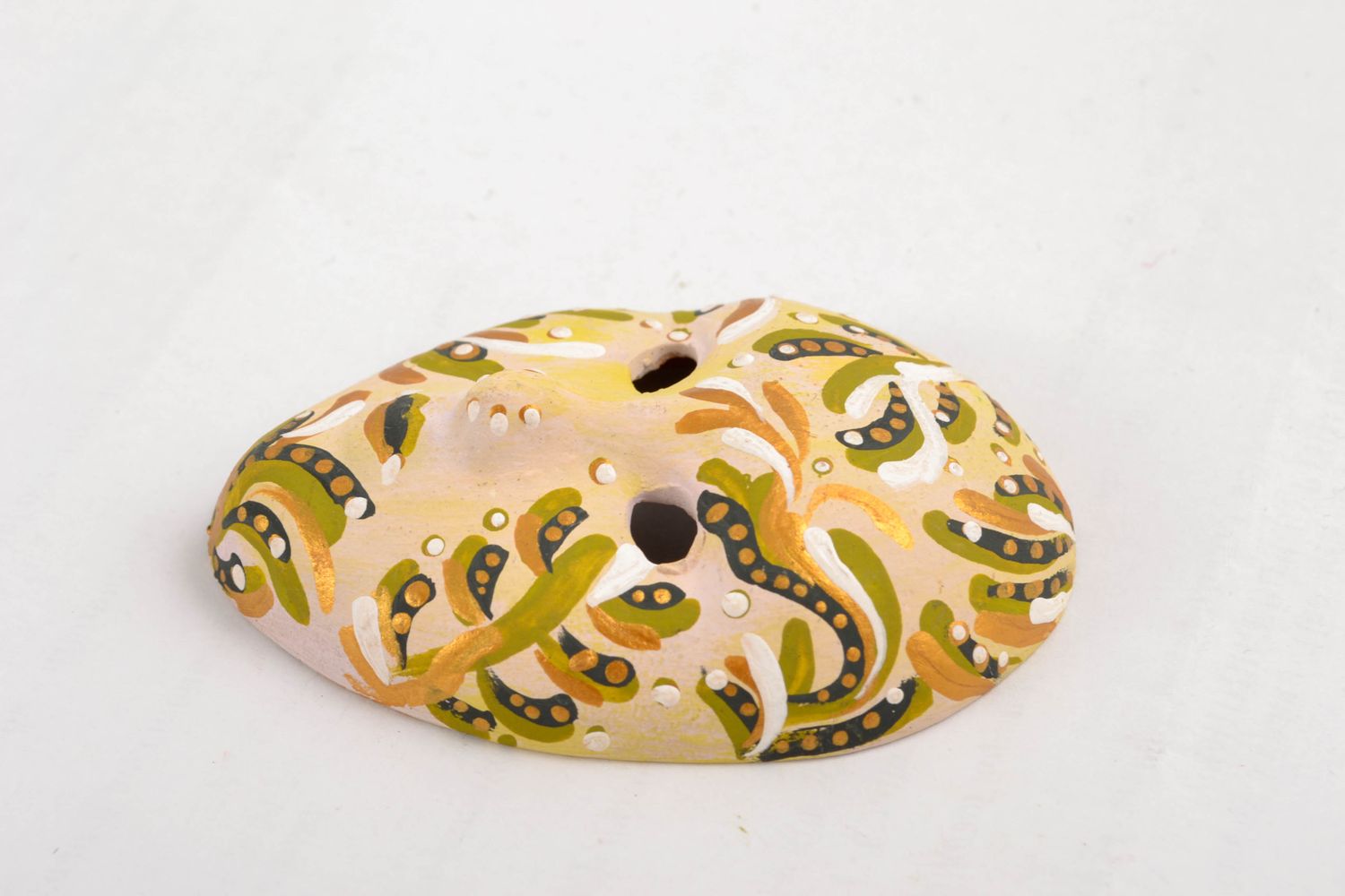 Ceramic carnival mask fridge magnet photo 3