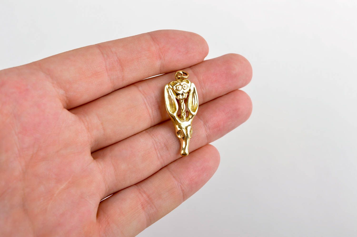 Handmade metal jewelry unusual neck pendant stylish brass pendant gift photo 5