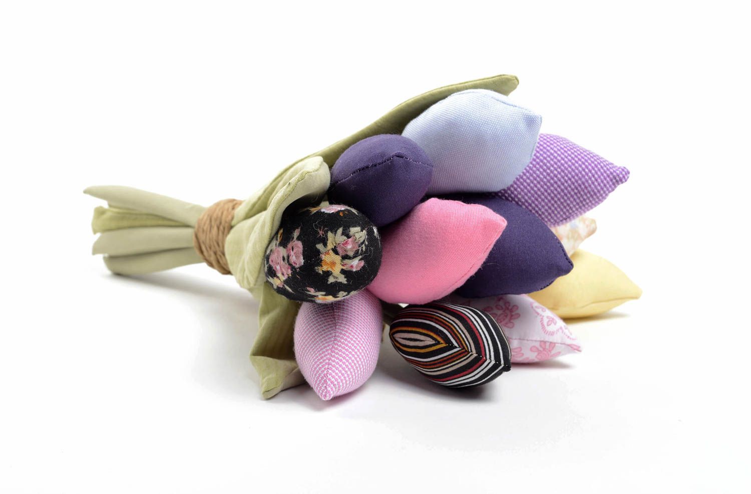 Handmade Blumen aus Stoff künstliche Blumen Deko Ideen Haus schöne Dekoration  foto 8