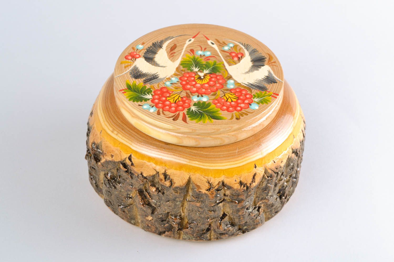Caja de madera hecha a mano elemento decorativo regalo original para mujer foto 4