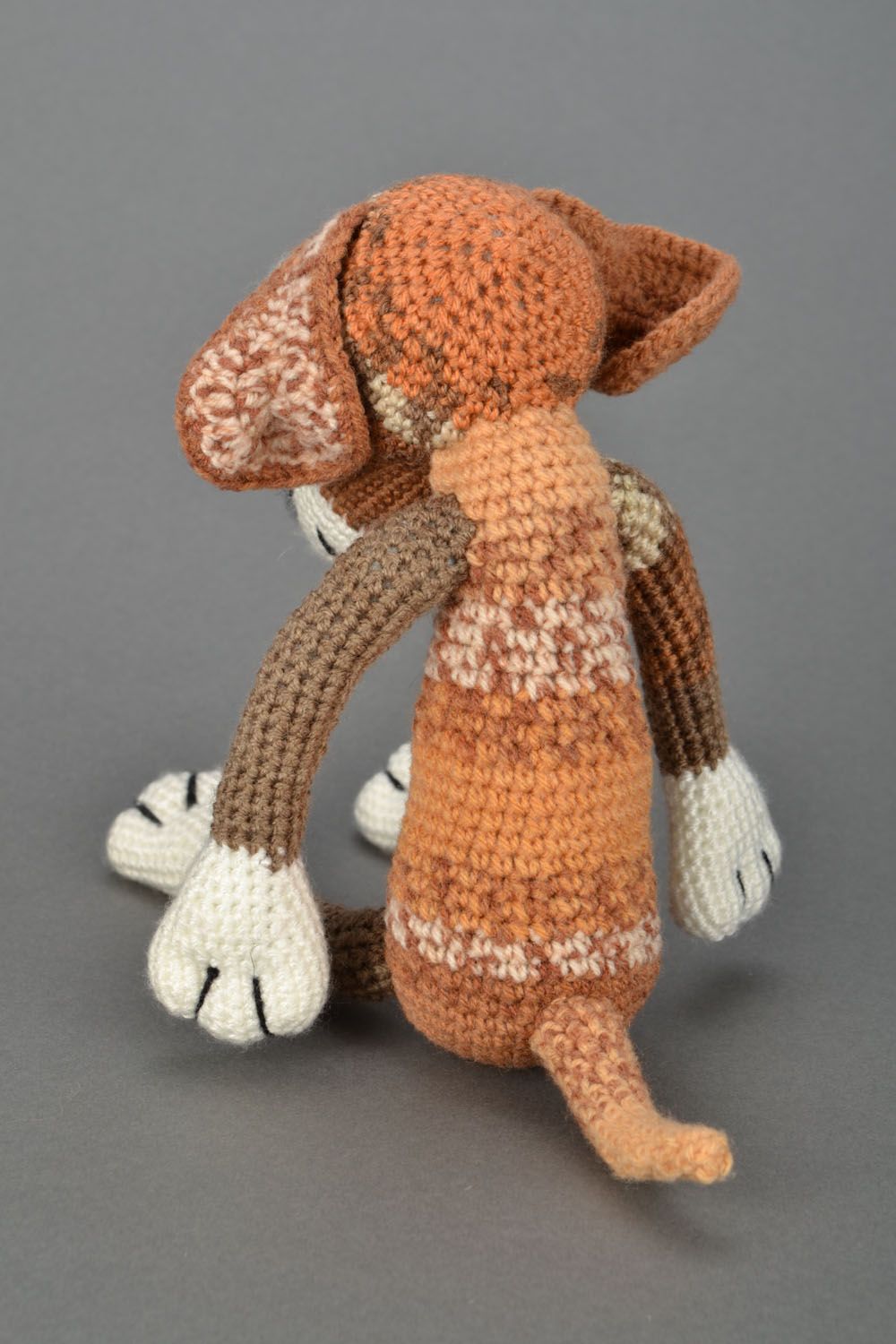 Soft crochet toy Dog Sirko photo 5