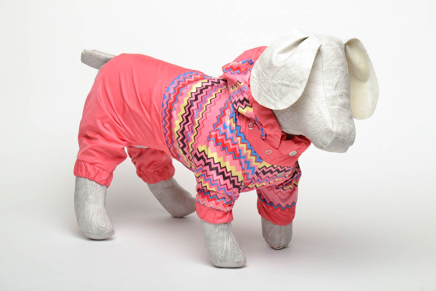 Combinaison pour chien polyester avec capuchon photo 1