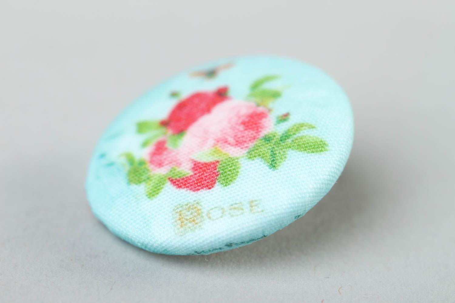 Handmade decorative fittings unusual accessory for sewing stylish button photo 2
