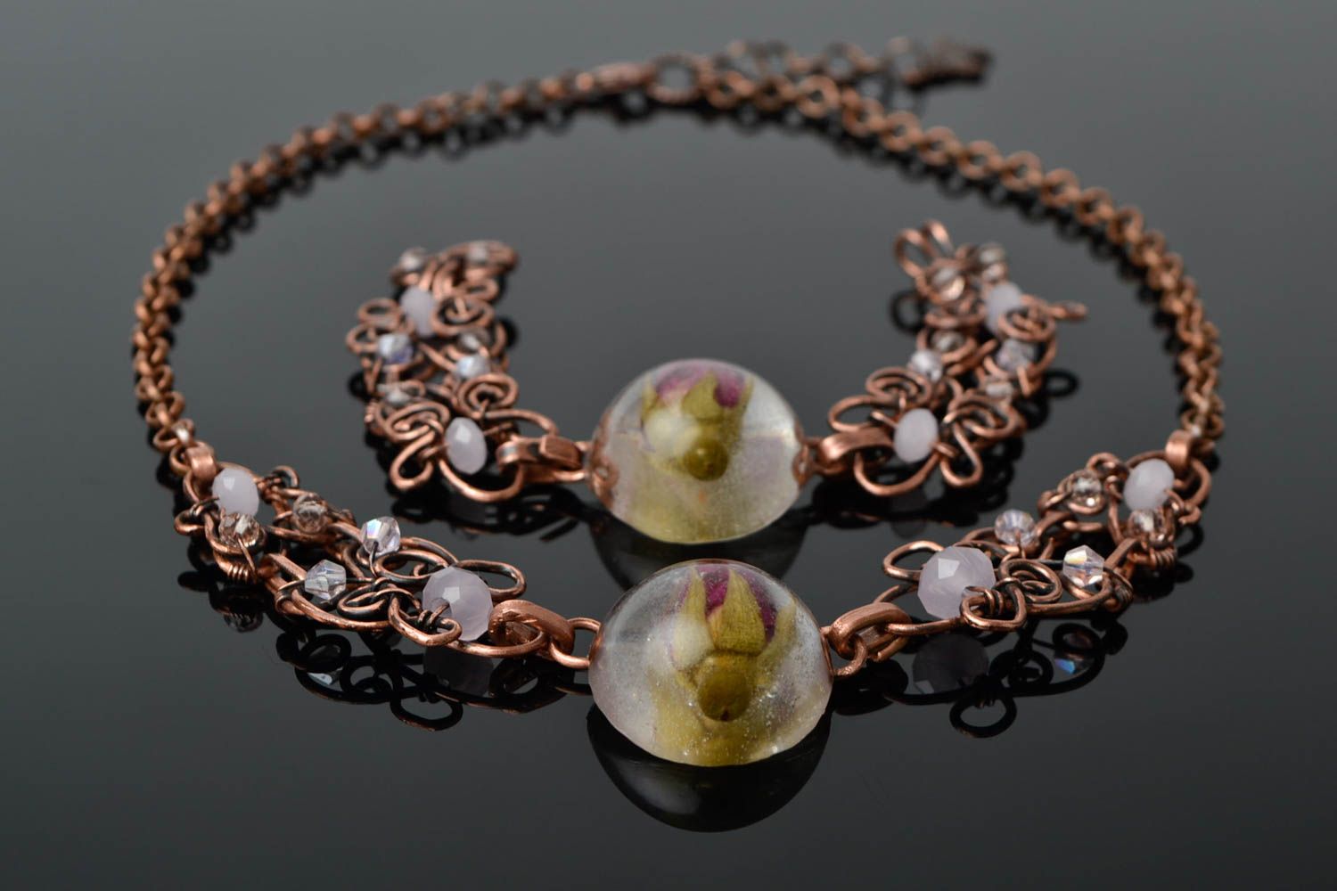 Handmade jewelry set wrist bracelet fashion necklace designer accessories photo 1