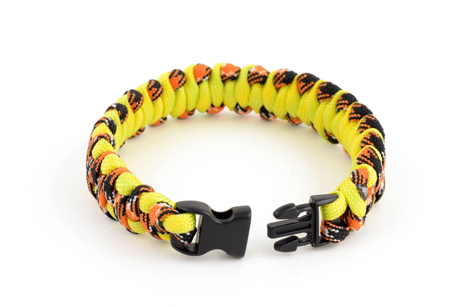 Handmade paracord bracelet parachute cord bracelet hiking equipment cool gifts photo 3