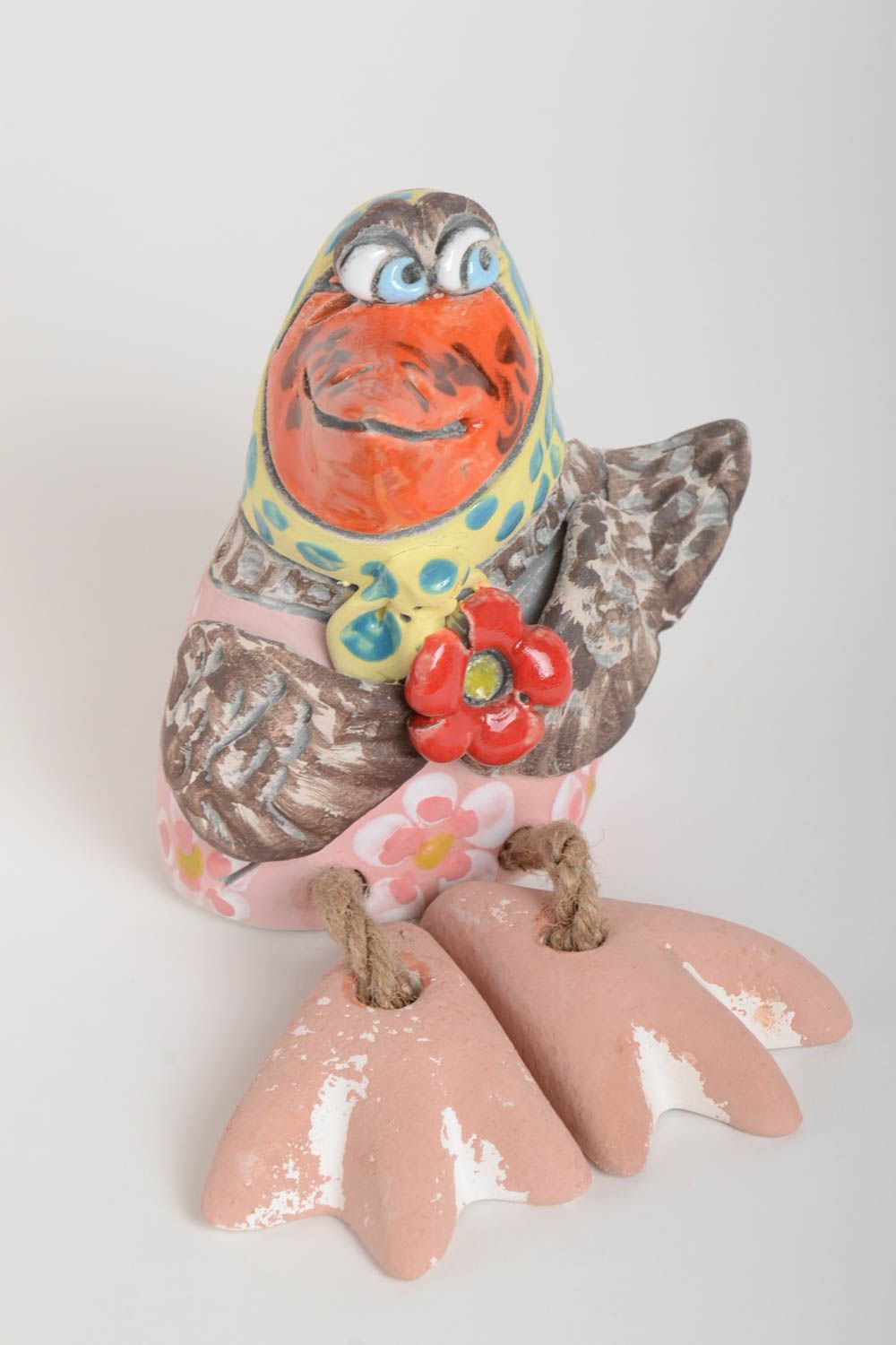 Keramik Spardose handmade Spardose für Kinder bunt Spardose Tier lustig foto 2