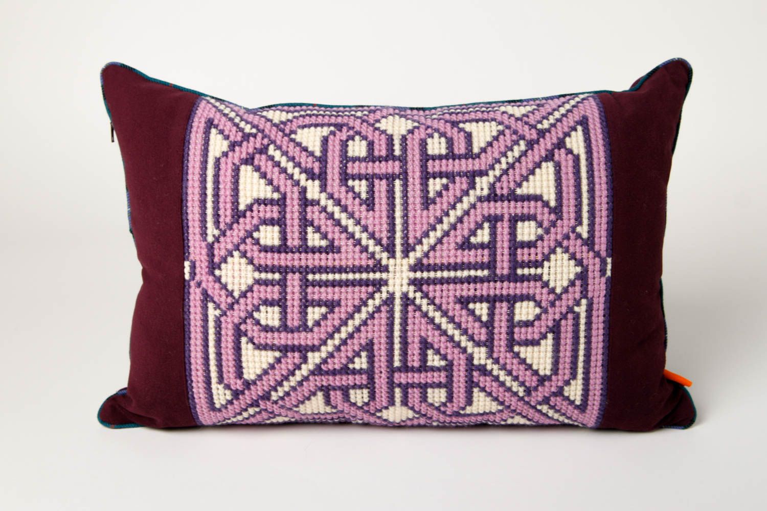 Диванная подушка ручной работы подушка на диван декоративная подушка стильная фото 3