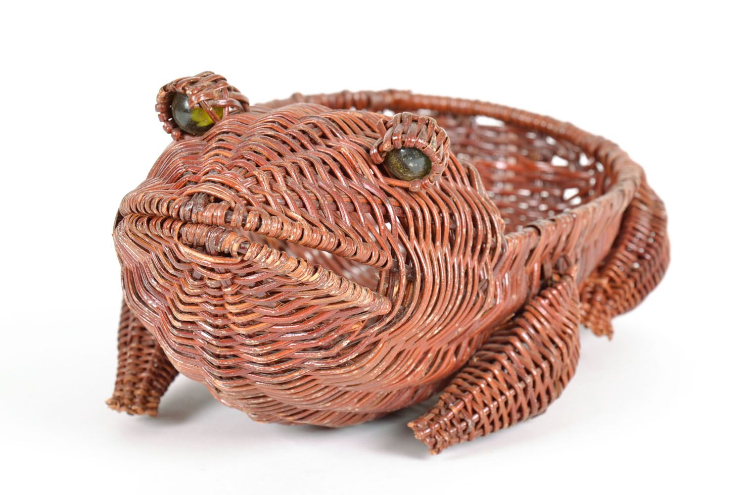 Woven basket Frog photo 3