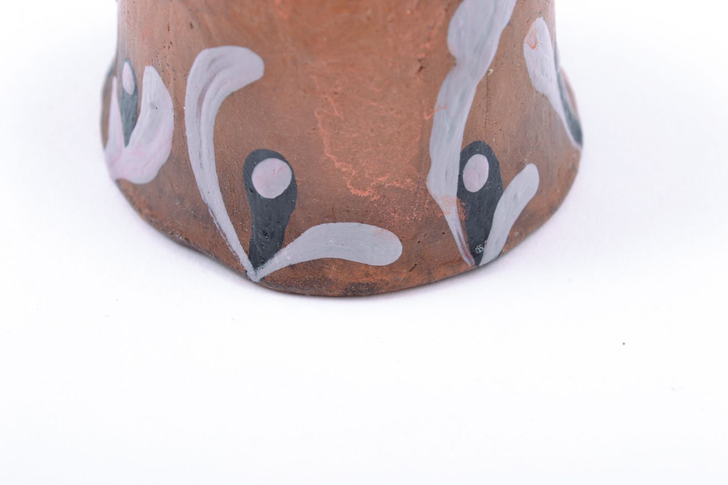Campanello decorativo fatto a mano in ceramica souvenir da appendere originale foto 3