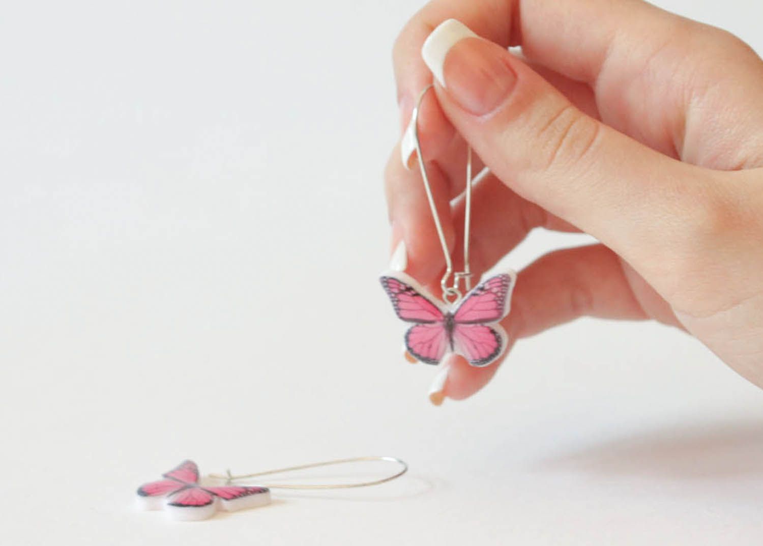 Butterfly earrings photo 5