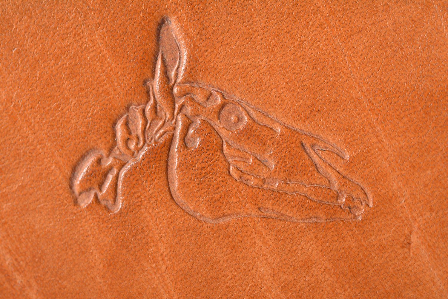 Portefeuille homme Maroquinerie fait main en cuir naturel stylé Cadeau original photo 5