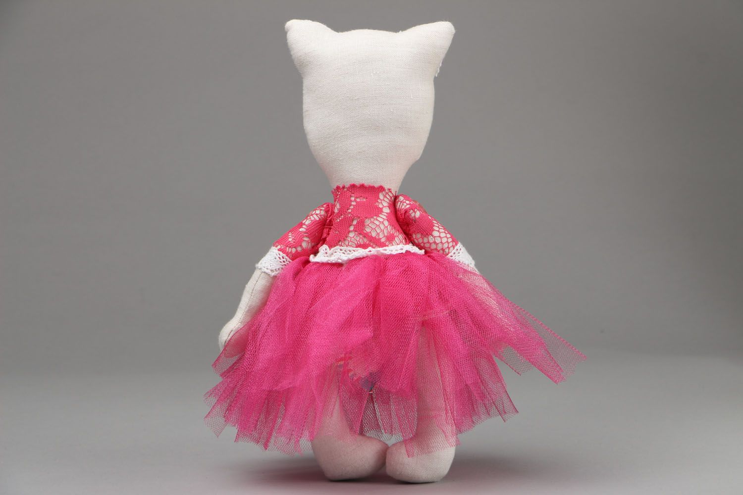 Soft toy Cat in Skirt photo 3