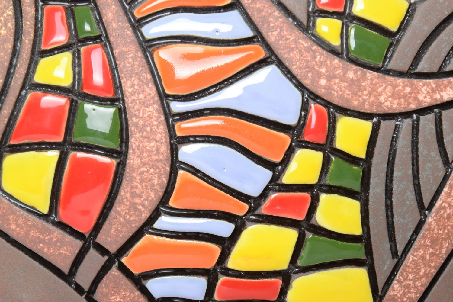 Сувенир ручной работы керамическая ваза для цветов декор интерьера склон фото 3