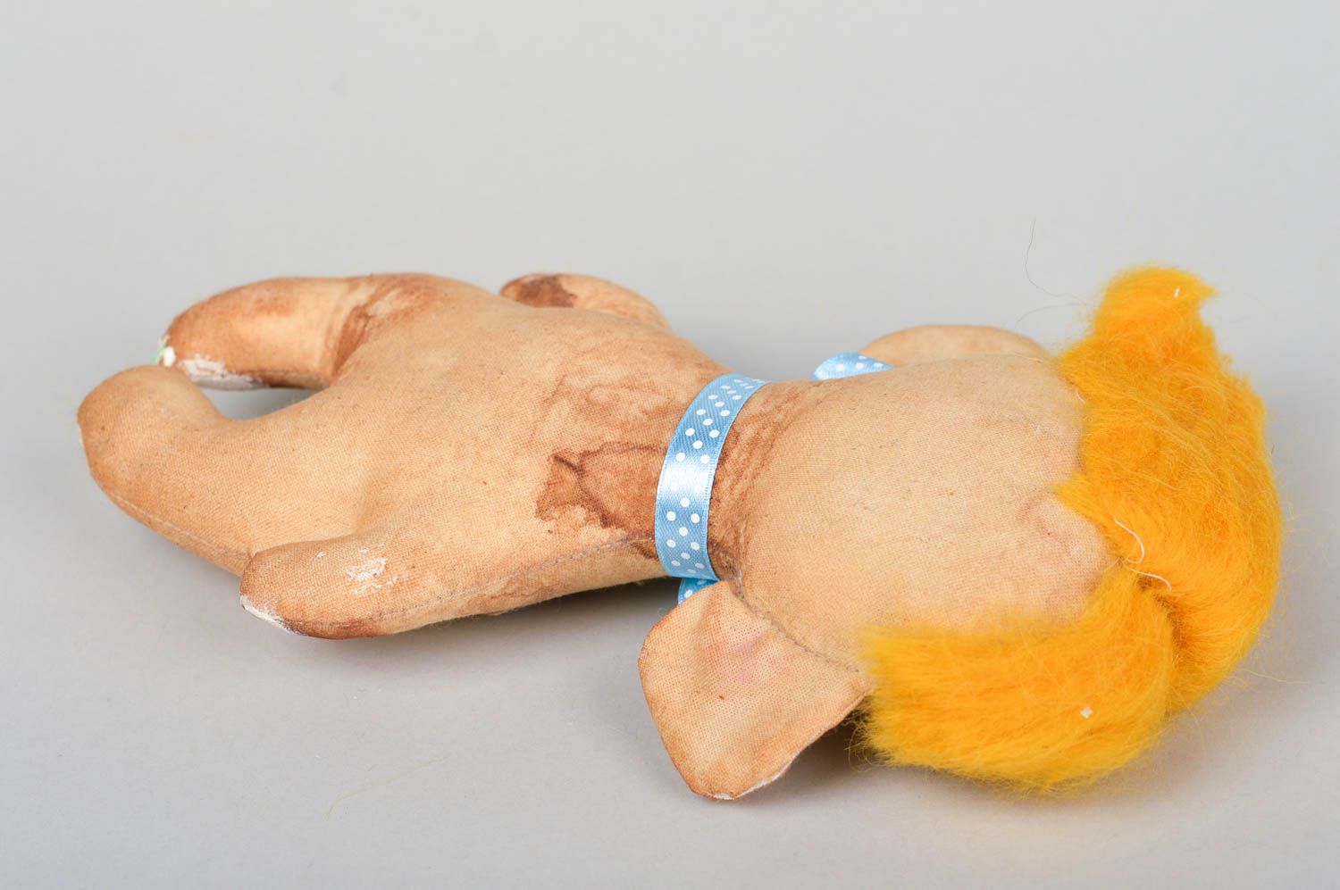 Mono de peluche hecho a mano juguete de tela regalo original para amigo   foto 5