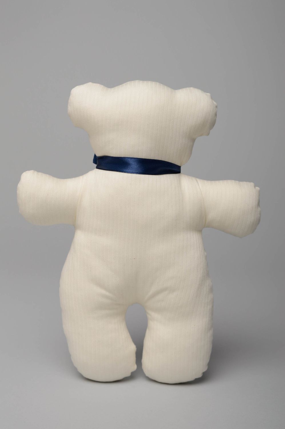 Handmade fabric soft toy Big Polar Bear photo 5