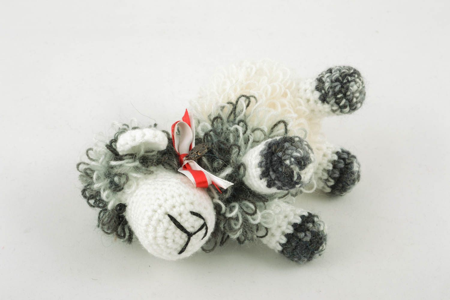 Soft crochet toy Fluffy Sheep photo 2
