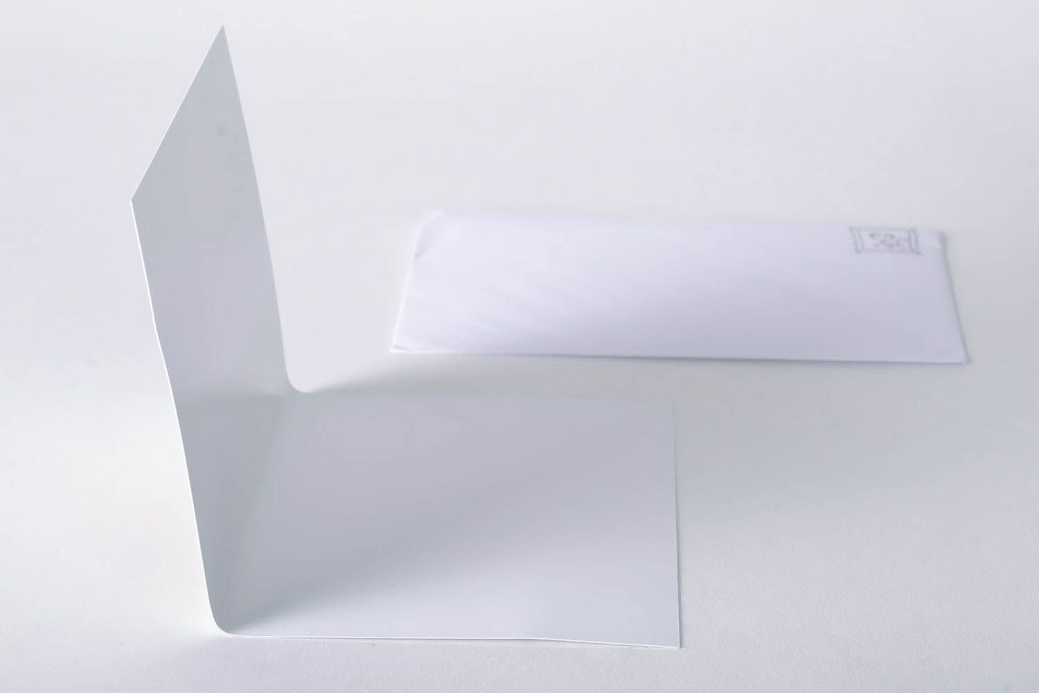 Carte de vœux artisanale avec enveloppe blanche photo 5