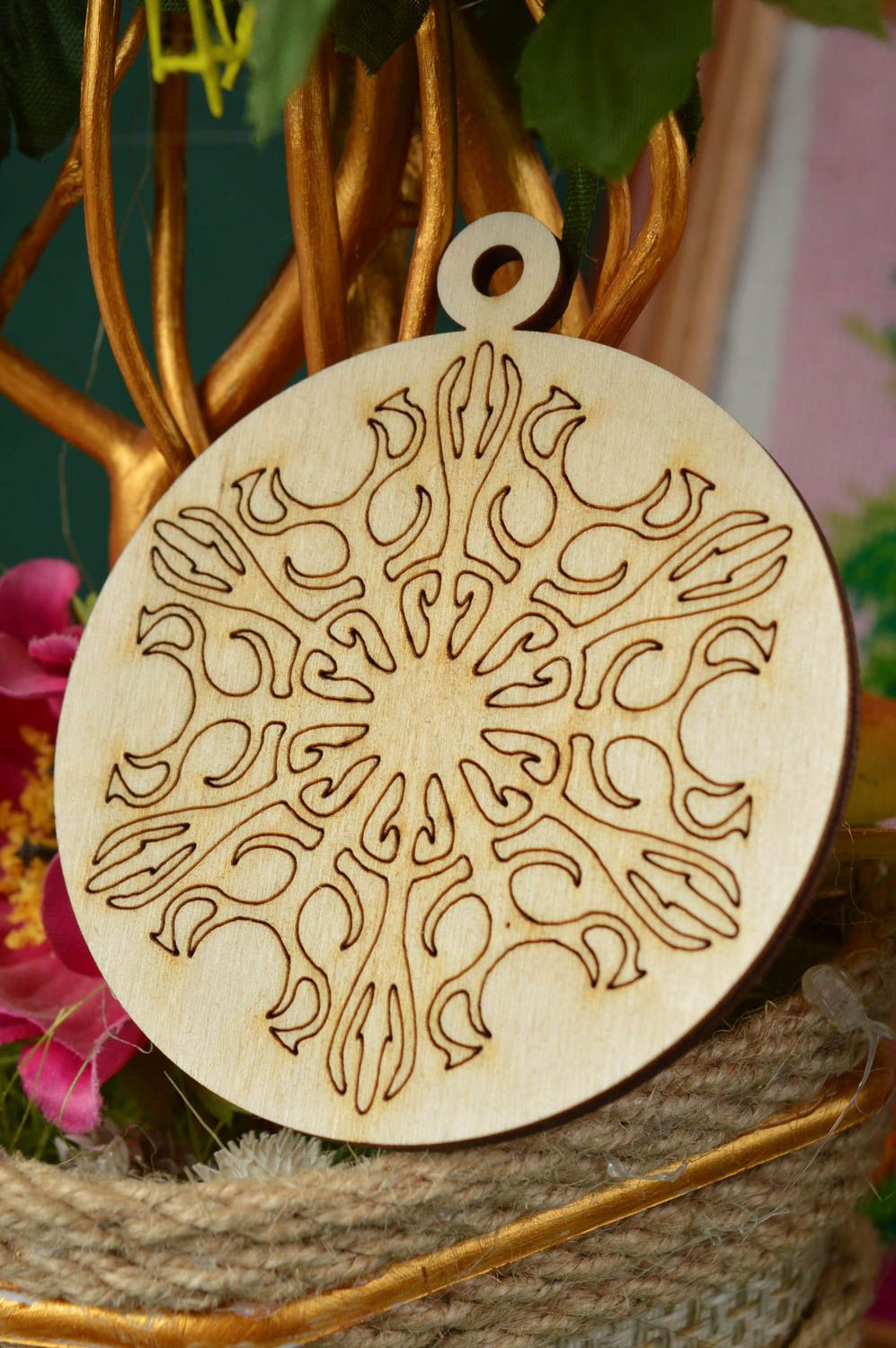 Handmade Deko Holz bemalen Deko Elemente Holzartikel zum Bemalen aus Furnierholz foto 1