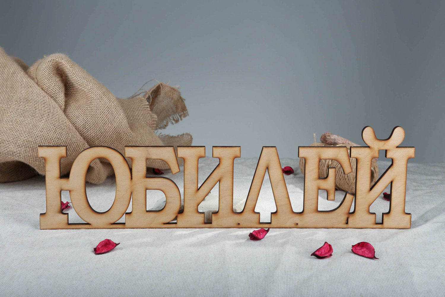 Handmade chipboard-lettering made of plywood photo 4